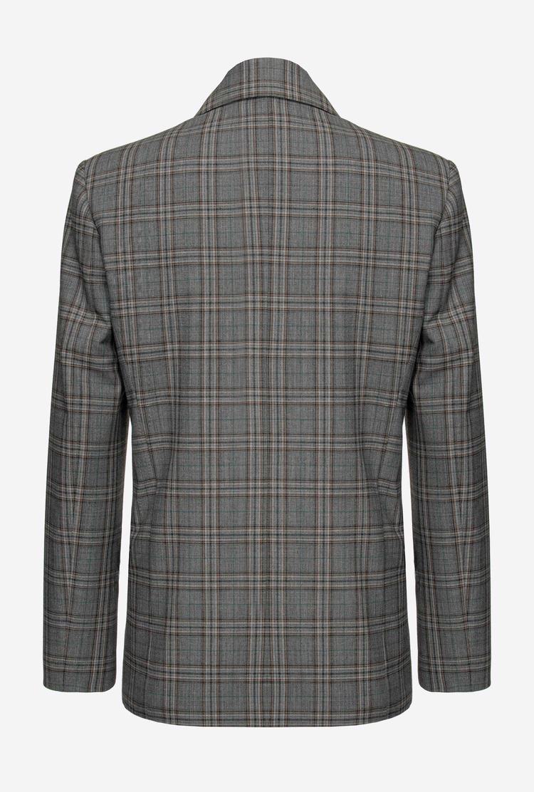 Dámské Blejzry Pinko Double-breasted Tmavě Šedé | CZ-12703899